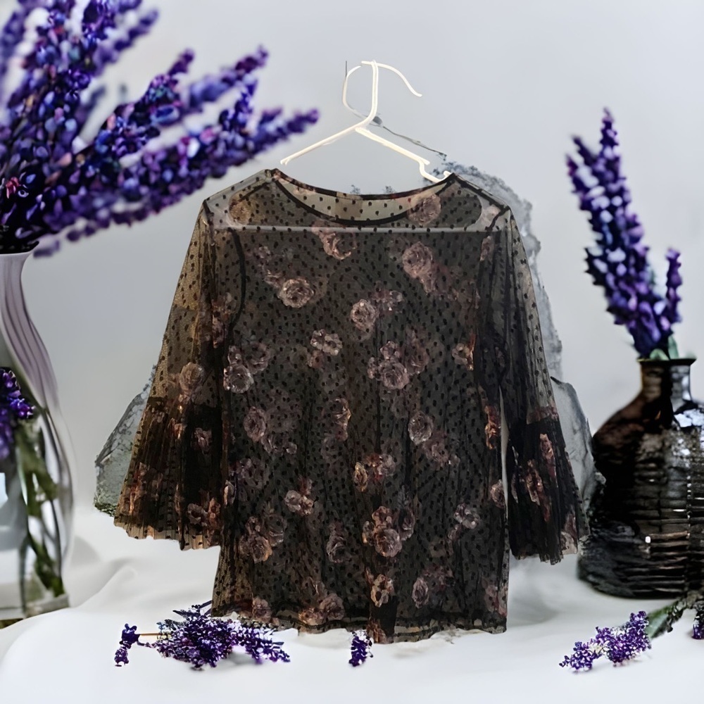 Mossimo Sheer Blouse - Picture 2 of 3